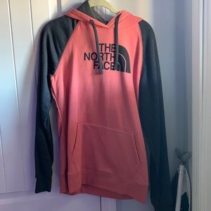 Womens North Face hoodie, Sz Lg